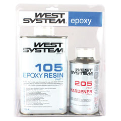 West System Epoxy Packs with 105 Epoxy Resin & 205 Fast Hardener - whitstable-marine