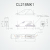 Image of Clamcleat CL218 Mk1 Side Entry Mk1 (Port)