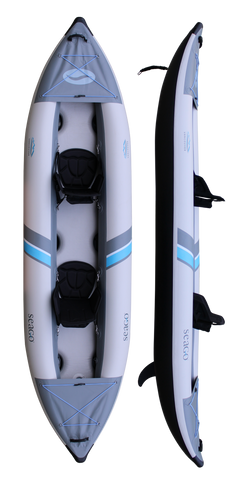 Seago Vancouver 2 Person Inflatable Kayak Complete Kit