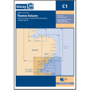 Imray C1 Thames Estuary - Tilbury to N Forland & Orfordness
