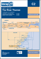 Imray C2 The River Thames - Teddington to Southend - whitstable-marine