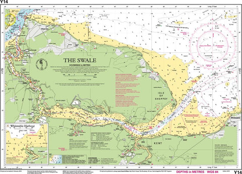 Imray Chart Y14 The Swale