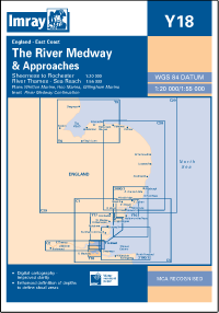 Imray Chart Y18 River Medway -Thames Sea Reach