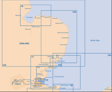 Imray Chart Y18 River Medway - Thames Sea Reach - Image 2