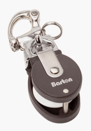 Barton Snatch Block with Stainless Steel Snap Shackle