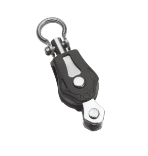 Barton Single Pulley Block with Swivel Shackle and Becket, Series 0