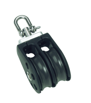 Barton Double Pulley Block with Swivel, Series 2