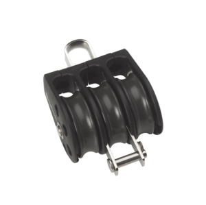Barton Triple Pulley Block with Fixed Eye & Becket, Series 2