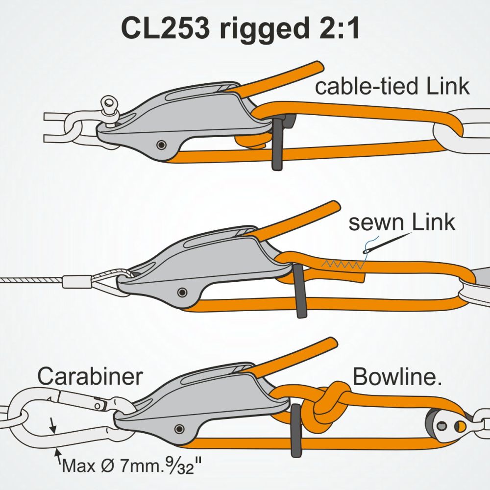 Clamcleat CL253 Trapeze & Vang Cleat - Image 5