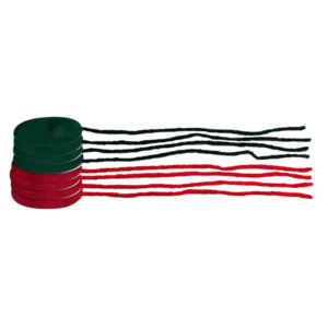 Bainbridge Tell-Tales - Set of Eight Red & Green