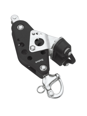 Barton Fiddle Block with Snap Shackle & Becket & Cams, Size 7