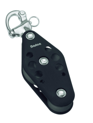Barton Fiddle Block with Snap Shackle, Size 6