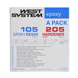 West System Epoxy Packs with 105 Epoxy Resin & 205 Fast Hardener