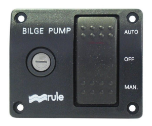 Rule 3-Way Bilge Pump Rocker Switch 24v