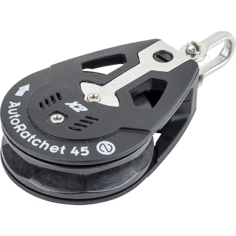Allen 45mm X2 Autoratchet Single Block with Swivel - A2345
