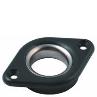 Allen S/S Lined Through Deck Bush with Flange 20mm ID